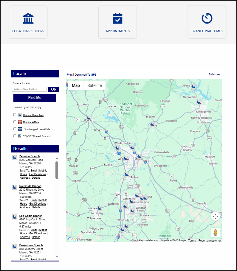 Branches - Digital Banking User Guide - 1