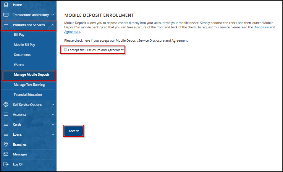 Manage Mobile Deposit - Digital Banking User Guide - 1
