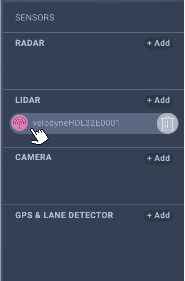 LiDAR Sensor Configuration Cognata User Manual 202003 1.8