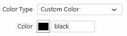 Card Color Type configure Card Color Type configure