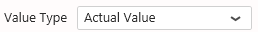 Card Value Type configure Card Value Type configure