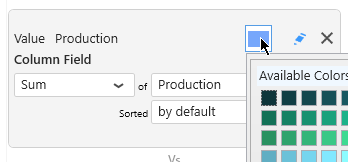 Chart color series Chart color series