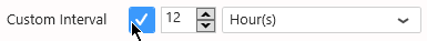 Chart Xaxis CustomInterval select Chart Xaxis CustomInterval select