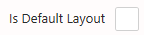layout isdefault config layout isdefault config