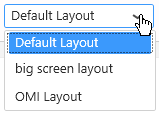layout select button layout select button