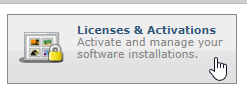 License Portal navigate 1 License Portal navigate 1
