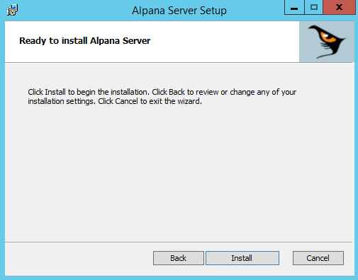 Server installer confirm v3.0 Server installer confirm v3.0