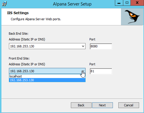 Server installer web ports v3.0 Server installer web ports v3.0