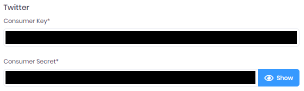 SSO Twitter configure SSO Twitter configure