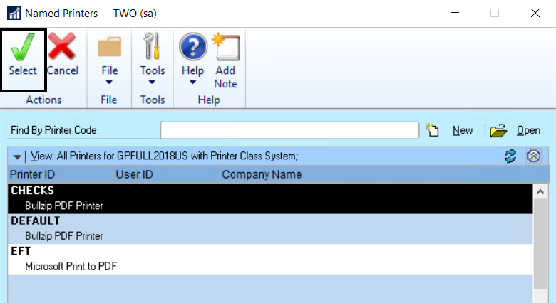 Assign Named Printers To Mekorma Tasks Mekorma Products User Guide Build X80