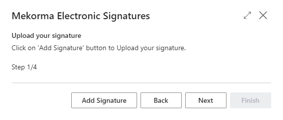 Upload your signature