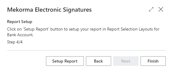 Set up your report selection layouts