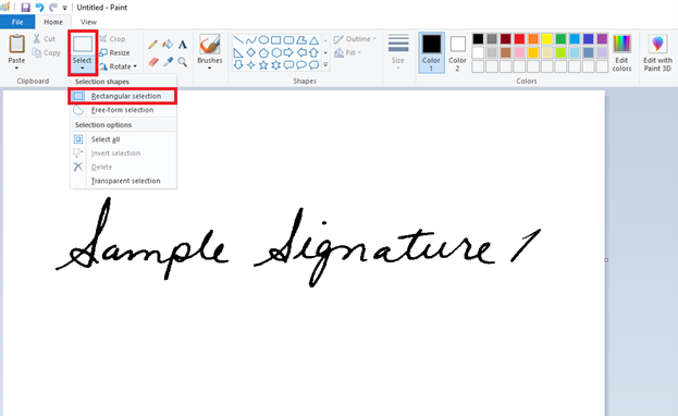 how to create a digital signature