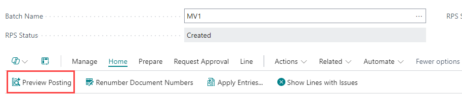 Preview the posting before you submit a payment to RPS Preview the posting before you submit a payment to RPS