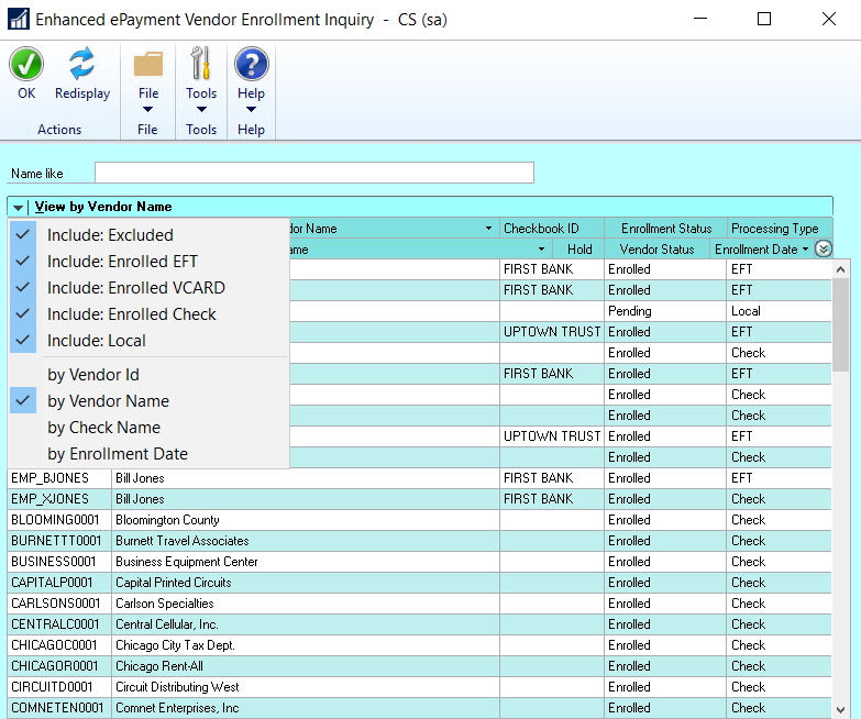 Manage Vendor Status Mekorma Products User Guide Build X78