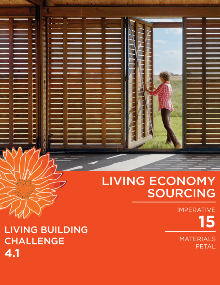 Living Economy Sourcing Imperative