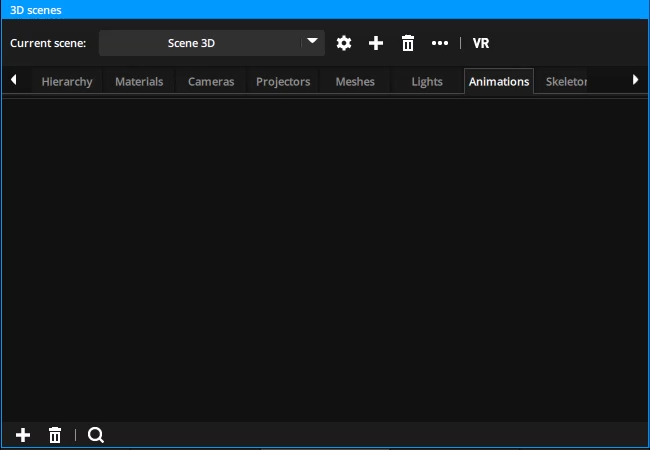 3D Animation tab 3D Animation tab
