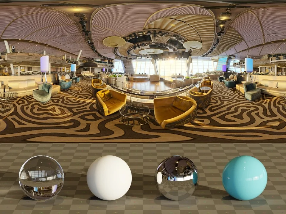 Example of an HDRi image Example of an HDRi image