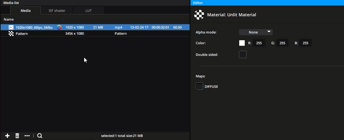 Applying a media directly into a texture map Applying a media directly into a texture map
