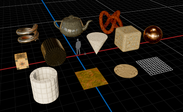 Sample of prefabs available in Kinetic Designer Sample of prefabs available in Kinetic Designer