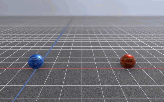 Collision between two Dynamic/Moving bodies animated with Force F Collision between two Dynamic/Moving bodies animated with Force F
