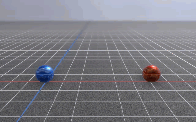 Collision with same values of restitution Collision with same values of restitution