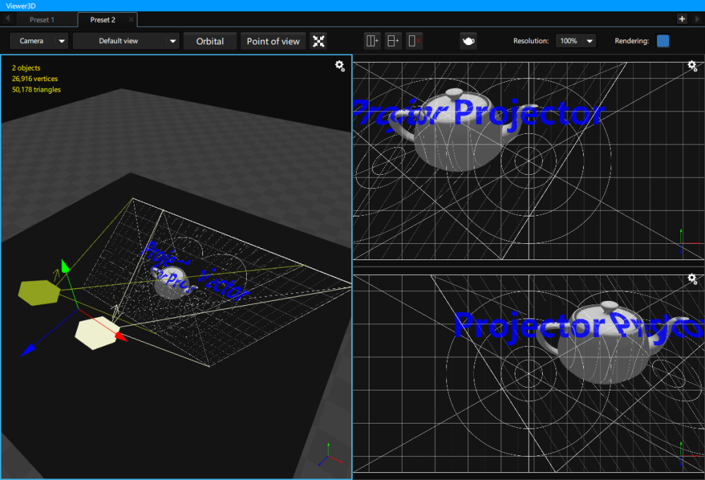 preset 2 : three views