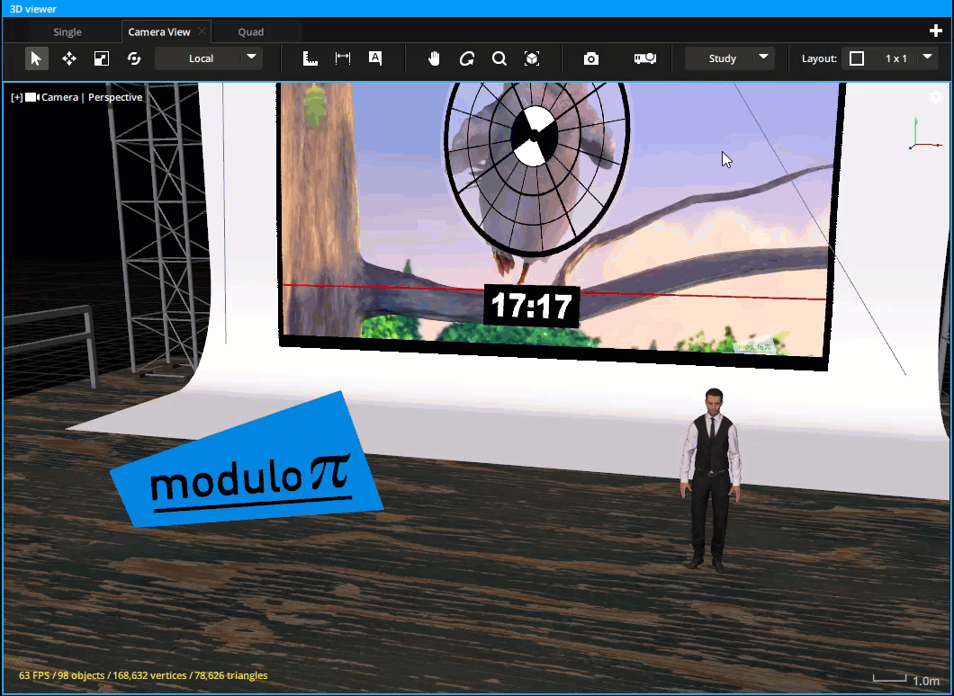 Showcasing Study vs Rendered modes Showcasing Study vs Rendered modes