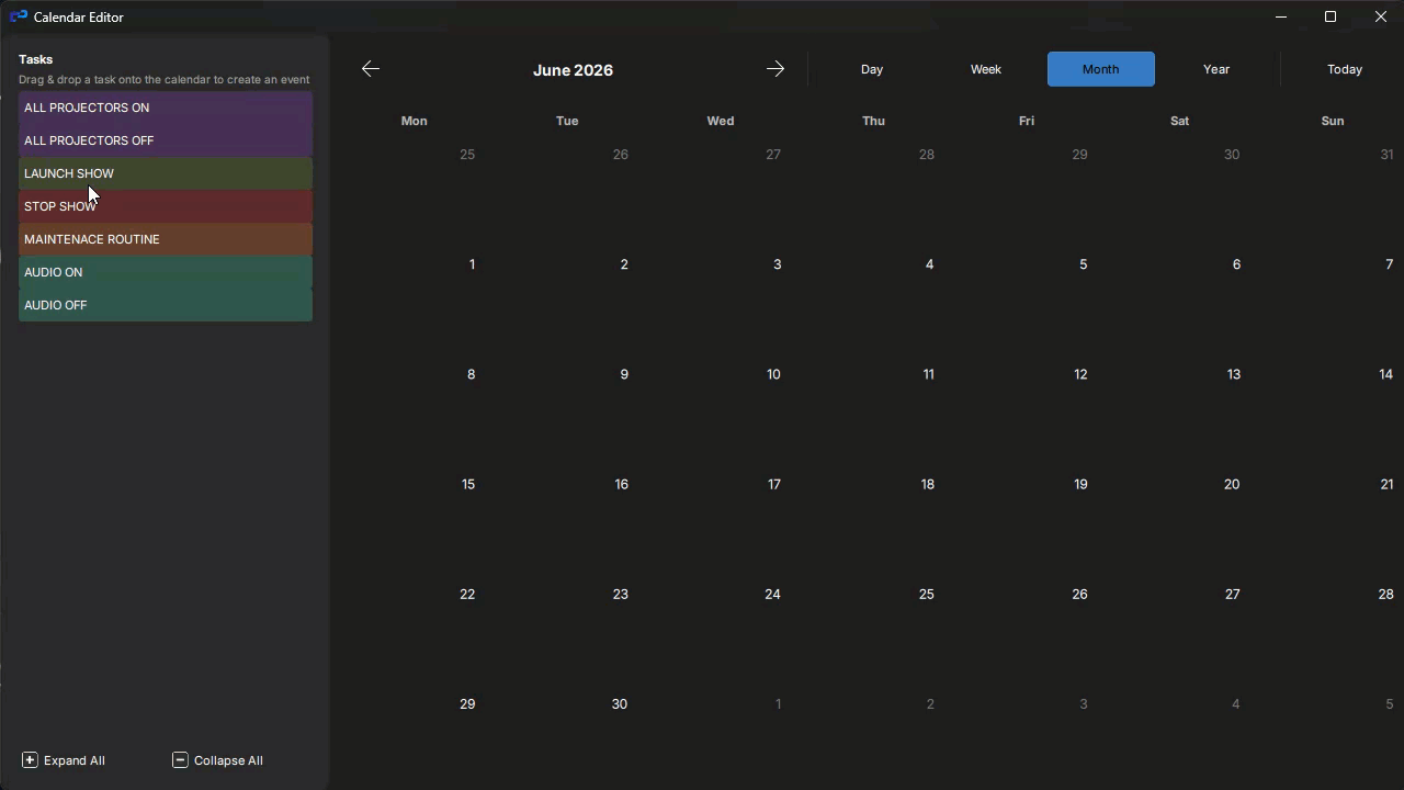 Animated image showcasing new Calendar interface of Kinetic v7 Animated image showcasing new Calendar interface of Kinetic v7
