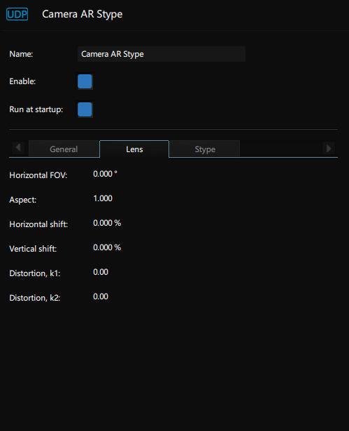 Camera AR Stype - Modulo Kinetic user manual - V4