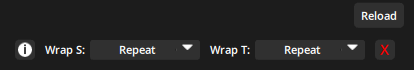 Setting Wrap modes to Repeat in Kinetic Setting Wrap modes to Repeat in Kinetic