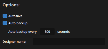 General tab of the Preferences window General tab of the Preferences window