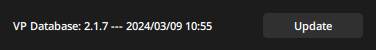 VP Database tab of the Preferences window VP Database tab of the Preferences window