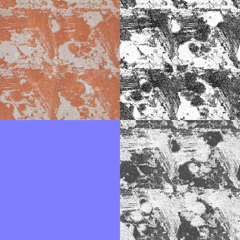 albedo/metalic/roughness/normals