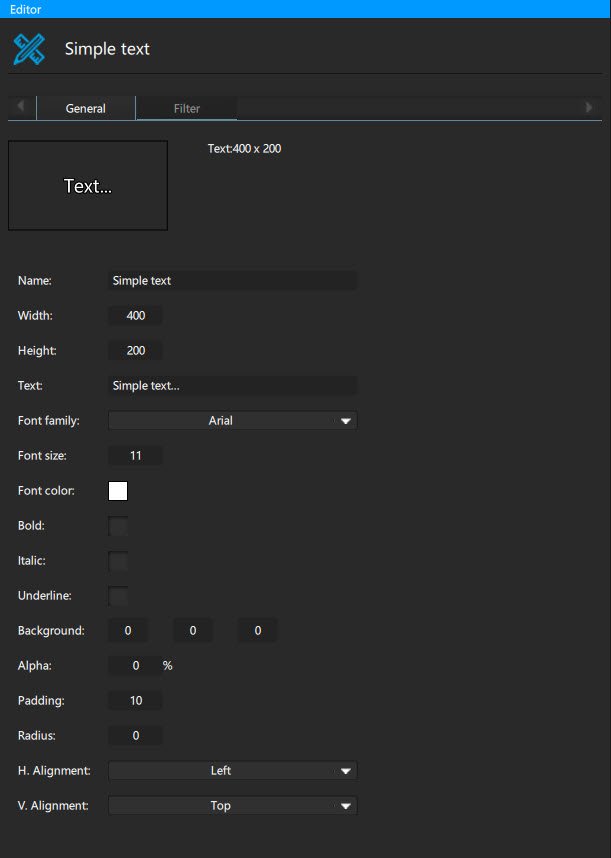 Simple text - Modulo Kinetic user manual - V5