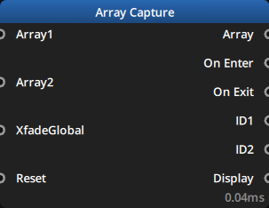 Array Capture - Modulo Kinetic user manual - V7