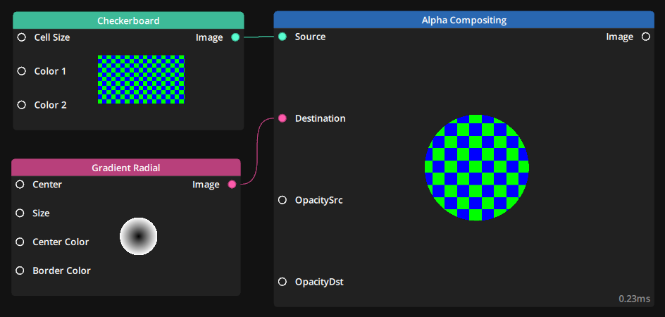 Alpha Compositing - Modulo Kinetic user manual - V5