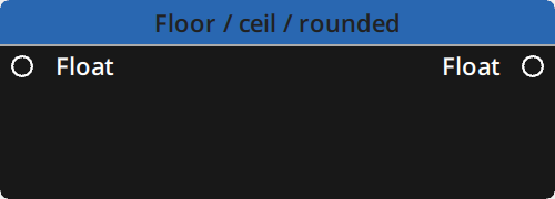 Floor / Ceil / Round - Modulo Kinetic user manual - V5