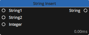 Preview of the String > Insert node Preview of the String > Insert node