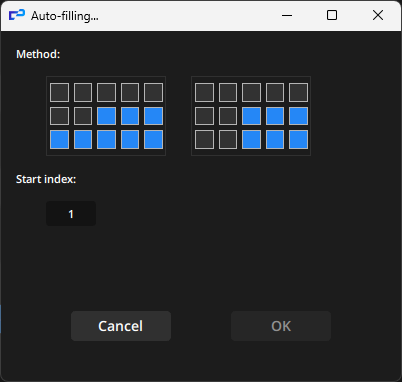 Pop-up window with auto-filling options for Stream Deck Pop-up window with auto-filling options for Stream Deck