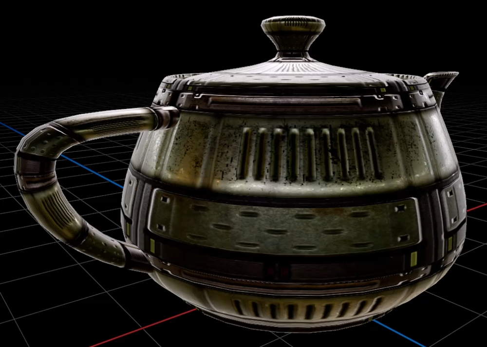 Preview of the Substance Sci-Fi material Preview of the Substance Sci-Fi material