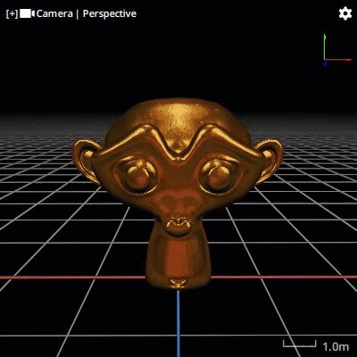 Preview of Matcap 3 on Suzanne Preview of Matcap 3 on Suzanne