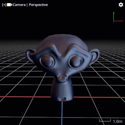 Preview of Matcap 4 on Suzanne Preview of Matcap 4 on Suzanne