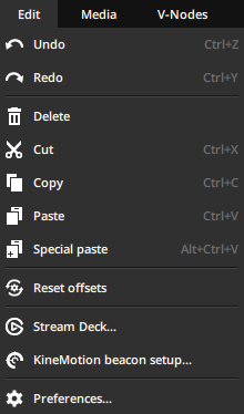 Edit top menu Edit top menu