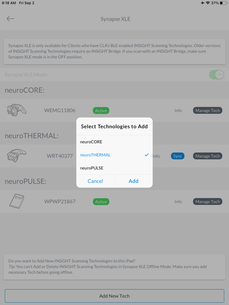 Insight Scanning Software Add New INSiGHT Scanning Tech - Synapse User Manual (295-027, Rev K) - 7