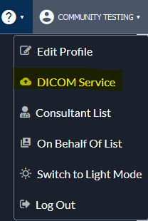 Edit and Troubleshoot DICOM Service Keystone Community User