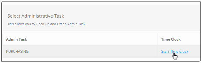 Admin Computer Clock Time Clock - Aircraft Maintenance & Inventory System - Current