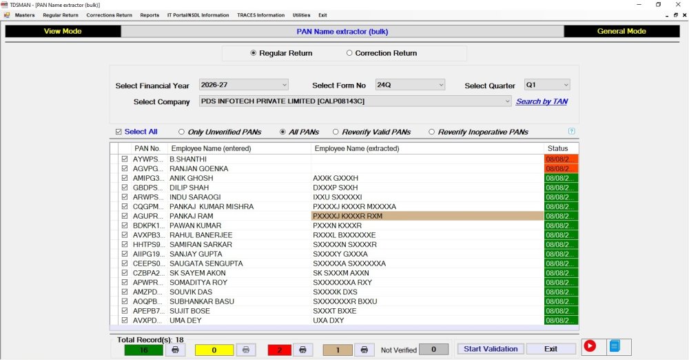 PAN Name Extractor PAN Name Extractor