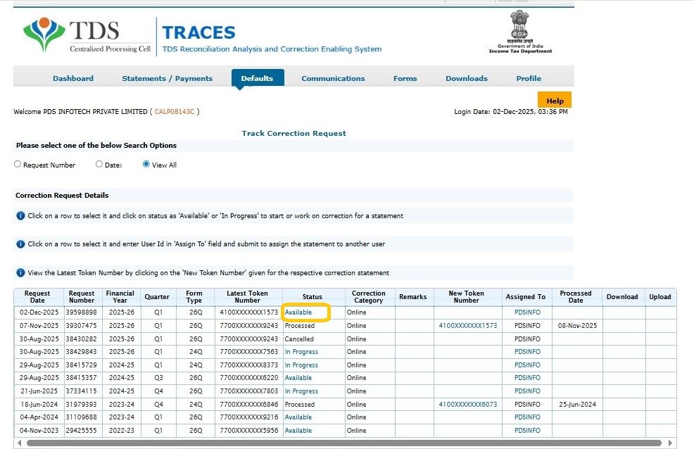Add Challan to Statement 5