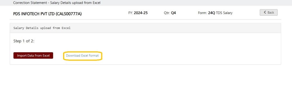 Add Salary Details Via Excel 2